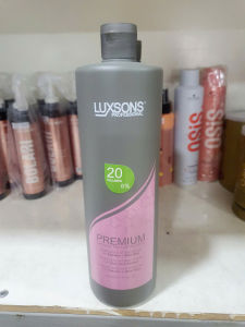 Kem Oxy 6 LUXSONS thơm hương dâu. cho tóc tẩy -mát da đầu 1000ml..