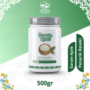 Garam Ajaib Khusus Penarik Rezeki 500gr - untuk Kesehatan & Terapi Tubuh – Garam Ruqyah Alami Toples | Salt Herbal Penyembuhan & Relaksasi | Garam Ruqiyah Garam Ruqiah garam rukyah