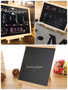ถูกและดี กระดานดํามีขาตั้ง ป้ายกระดานดําเขียนเมนู กระดานตั้งโต๊ะแนวตั้ง ขนาด 16 x 10 ซม.กระดานminimal ตกแต่งร้านน่ารักๆ มีแถมชอล์กฟรีด้วยจร้า