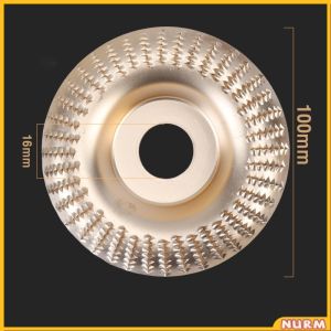 Nurm High Quanlity Wood Grinding Wheel Rotary Disc Sanding Wood Carving Tool 16mm Bore
