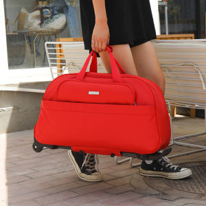 Travel bag pull rod bag portable large capacity waterproof lightweight luggage luggage bag