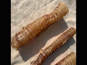 หลอดลมวัวอบแห้ง สำหรับสุนัข ขัดฟันสุนัข ขนมขบเคี้ยวสุนัข