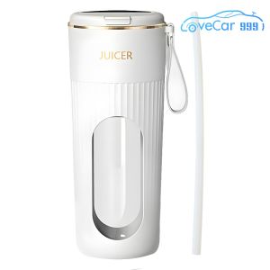 340ml Portable Juicer Juicer Bottle Rechargeable Blender Cup 1200mAh Mini Electric Juicer 14 Blades for Home Office Travel