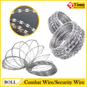 4.8KG Combat Wire Security Wire Barbed Razor Wire Heavy Duty Galvanized Steel