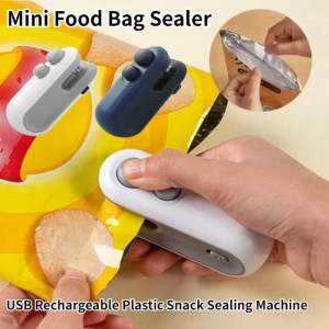 ✴Ship Within 24✴️ Mini Food Bag Sealer Sealer Machine for Plastic Bag USB rechargeable 充电式封口机
