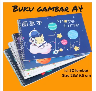 BUKU GAMBAR A4 ISI 30 LEMBAR /DRAWING BOOKS A4/BUKU LUKIS SKETSA