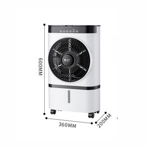 Inverter Air Cooler Portable Aircon 60L Water Tank Mobile Air Cooler Inverter Electric Fan Heavy Duty Water Cooling Fan Humidifier