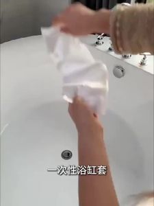 Disposable Bathtub Liner Thickened Design Disposable Large Size Single Use hotels guest rooms business trips holidays and compact travel packing Practical Design for the Stated Purpose