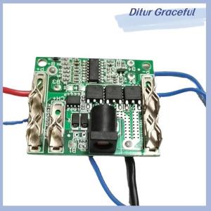 Ditur แผ่นป้องกันแบตเตอรี่ลิเธียม1ชิ้นสำหรับเครื่องมือไฟฟ้าแผ่นเจียรมุมสูงแผ่นป้องกันแบตเตอรี่