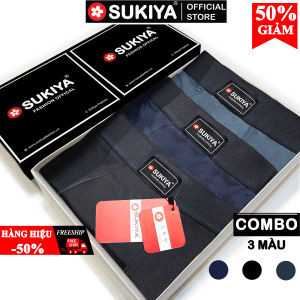 [VOUCHER + FREESHIP 50K| 25.06 29.06] - Quần Lót Nam Combo 3 Quần Sịp Nam Boxers SUKIYA Hàng Japan Quality cao cấp Chất vải Thun Lạnh Tự Nhiên 100% thoáng khí co giãn QL01