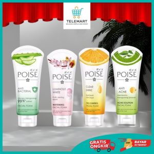 POISE FACIAL FOAM 100GR SABUN PEMBERSIH WAJAH