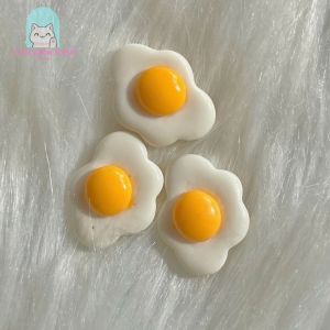 [FREE SHIP] Crocs Jibbitz Sticker gắn dép Hình Thỏ Mèo Vit Đồ Ăn Dễ Thương - Có Nút Gắn