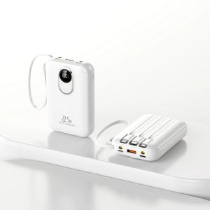 ✅[Ready Stock] 3c/ccc certification 2026 New power bank with four-wire 22.5W fast charging Fashion & Safe for daily use