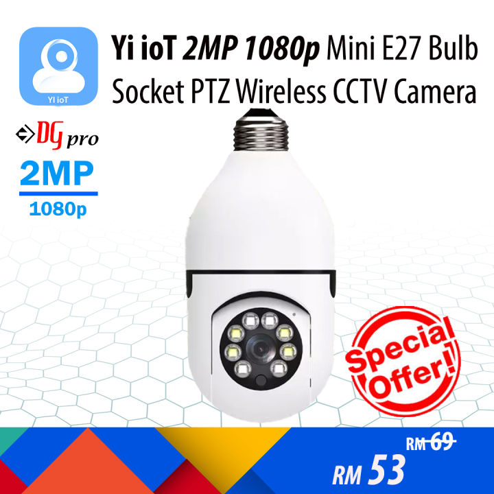 [OFFER] Yi ioT 5G+2.4G Dual Band 2MP 1080p Full HD E27 Bulb Socket 360 ...