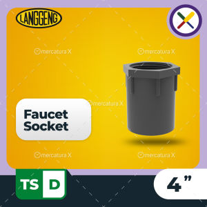 Langgeng Faucet Socket TS-D 4" - Fitting PVC