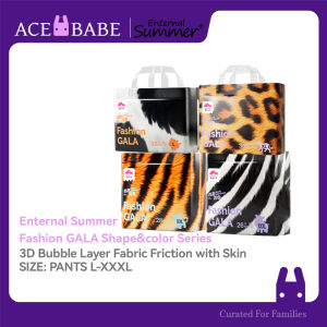 [Carton Deal] Enternal Summer Fashion Gala Shape&Color Ultra-Thin Disposable Diapers Pants L-3XL BREATHABLE  daipers