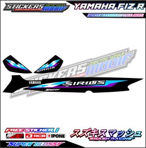 STRIPING VARIASI YAMAHA FIZ R RACING / STIKER LIST VARIASI MOTOR FIZ R SIRIUS EDITION