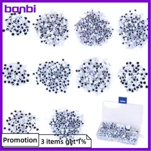 banbi Self-adhesive mixed eyes for toys doll googly wiggly eyes diy accessories