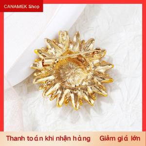 CS Cổ Điển Thu Thập Vẻ Đẹp Hoa Từ Hoa Hướng Dương Trâm Cài Cho Phụ Nữ Cô Gái Bên Cưới Trâm Pins Quà Tặng