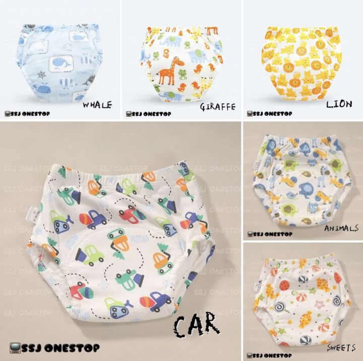 6 Layers Baby Potty Training Diapers Potty Training Pants Potty