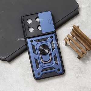 Case Infinix Zero 30 5G Case Robot Slide Kamera Protect Ringstand