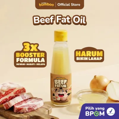 BUMBOO Premium Fat Oil 110ml – Minyak Lemak Tambahan untuk MPASI & Makanan Anak - Lavie Baby House