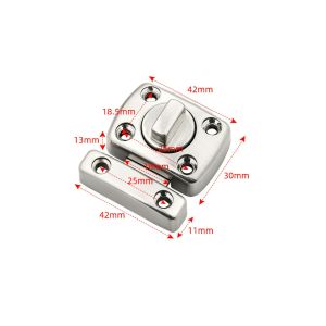 Khóa Chốt Núm Xoay INOX 304 Cao Cấp Sang Trọng Dễ Dàng Sử Dụng CINDYHOME