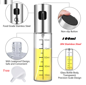 Spray Bottle Oil Sprayer Oiler Pot BBQ Barbecue Cooking Tool Can Pot Cookware Kitchen Tool ABS Olive Pump