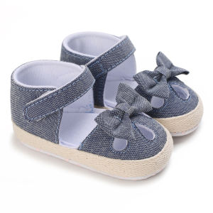 Womens Baby Shoes Bow Soft Sole Anti slip Princess Shoes 0-18 Months