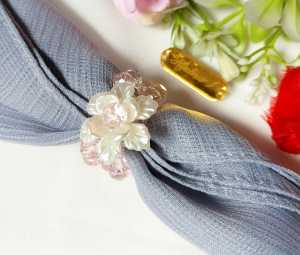 Hijabnur1 - Cincin Hijab - Ring Hijab Mutiara - Bros Hijab Handmade
