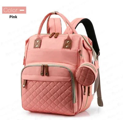 Comfort and Hugs Portable Bed Mummy Bag Multifunctional Large Capacity Waterproof With Built In Changing Mattress Mommy Bag / Diaper Backpack Organizer Insulated Compartment / Portable Baby Crib Bed Bags