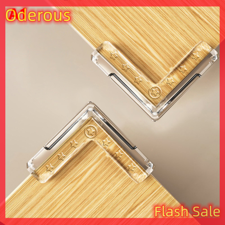 Oderous 2pcs Silicone Safety Furniture Edge Banding Corner Guards oderous-2pcs-silicone-safety-furniture-edge-banding-corner-guards