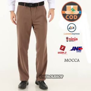 Celana Bahan Kantoran Pria Panjang Formal (Ready SeriWarna&Hitam 27-44) BISA BAYAR DIRUMAH ( COD ) -- RealPict BESTSELLER -- DafaOlshop