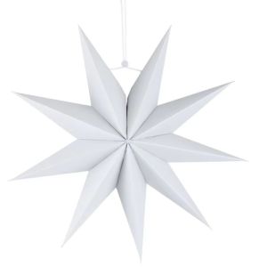 BESTOURO 9-Pointed Star Lanterns DIY Crafts 30cm Christmas Decorations Folding Xmas Ornament for Indoor/Outdoor Windows
