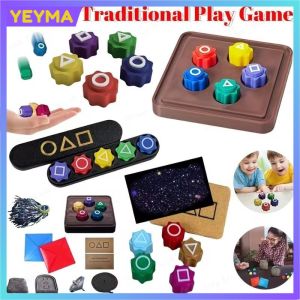 YEYMA - Squid Game Korean Gonggi Traditional Tossing Game Batu Seremban Style Stress Relief Toy
