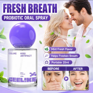 Probiotic Oral Spray Fresh Breath Care Lactobacillus Complex Daily Mouth Wellness Supplement Oral Care Support Portable Mint Spray Breath Freshener Travel Size
