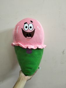 Boneka Bantal Ice Cream Spongebob SquarePants Bahan Yelvo Ukuran L