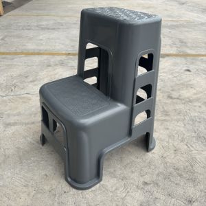 เก้าอี้บันได ล้างรถ พลาสติก 3 ชั้นแบบพับได้ หนา คงทน แข็งแรง สินค้าในไทย