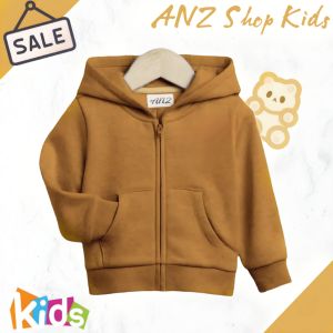 HOODIE ANAK ZIPPER POLOS ANAK LAKI-LAKI PEREMPUAN USIA 1-12 TAHUN