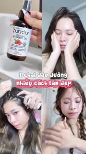 Pura Dor by Hyggee USDA PURADOR roseship oil/ Vitamin E Oil/ organic jojoba oil 118ml giúp dưỡng da mọc tóc