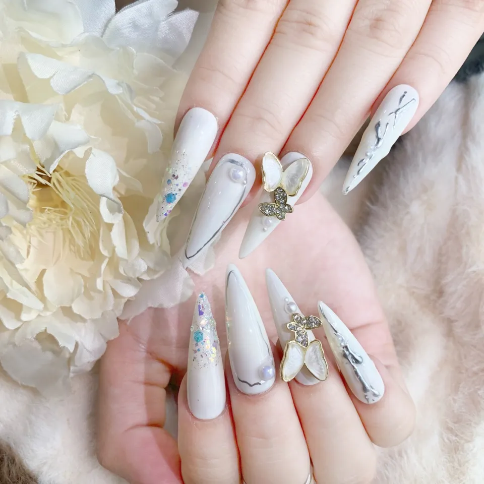 Set dán móng tay nails dán nghệ thuật nhiều màu - có ngay bộ móng đẹp trong  5 phút (Nail wraps / Nail stickers) | Shopee Việt Nam