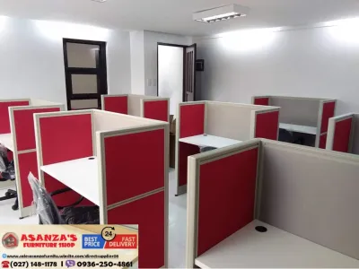 SINGLE CUBICLE DESK (FULL FABRIC PARTITION) FACTORY PRICE