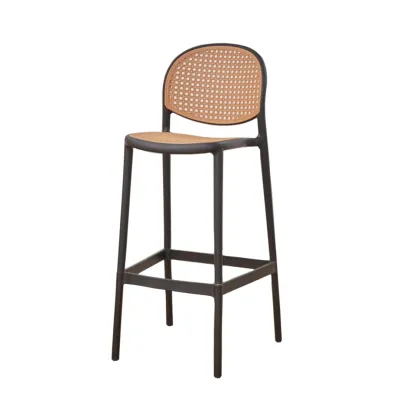 (JIJI SG)PARTHENIA Bar Stool with Backrest- Bar Stool / Furniture / Dining Chair / Cafe / High Bar Chair