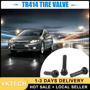 100pcs TR-414 Rubber Valve Stems with Caps for Tire Accessories Essential for Vehicle Maintenance