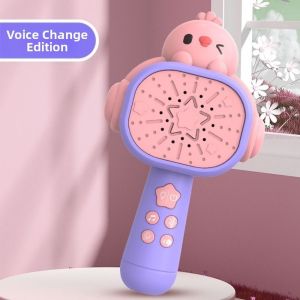 YUDESHUI Nhựa Micro cho trẻ em có loa Hiện vật âm nhạc Với loa Bluetooth Máy hát cho trẻ em Chất lượng cao Đa phong cách Micro dễ thương cho trẻ em