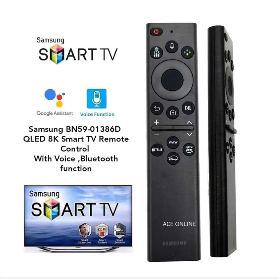 Replacement For Samsung BN59-01386D QLED 8K Smart TV Remote