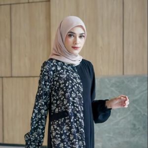 Aura Abaya Dress Muslimah Abaya Dubai Belinda (Busui)