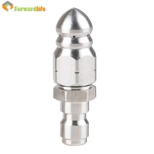 Cống jetter vòi phun 1/4 trong máy rửa phun áp lực jetter vòi phun 5000 PSI ống cống dụng cụ cọ rửa đầu cho vệ sinh trong gia đình