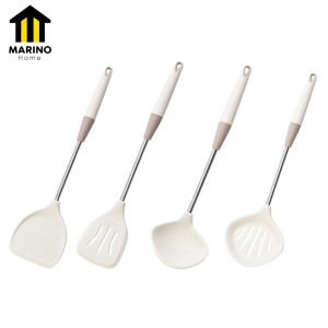 Marino  เซ็ตเครื่องครัว ตะหลิว กระบวย กระชอน ซิลิโคน เซ็ต 4 ชิ้น No.Y2188