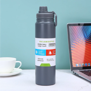 800ML Stainless Steel Insulated Vacuum Flask with Tea Filter Hot & Cold Double Wall Drinking Bottle / Botol Air Sukan